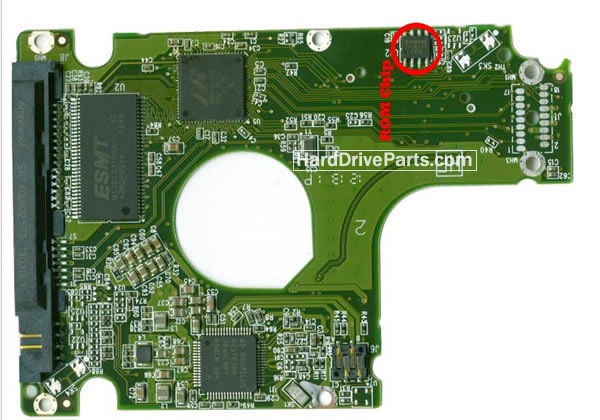 WD WD5000LPCX Harde Schijf PCB Elektronica 2060-771959-000