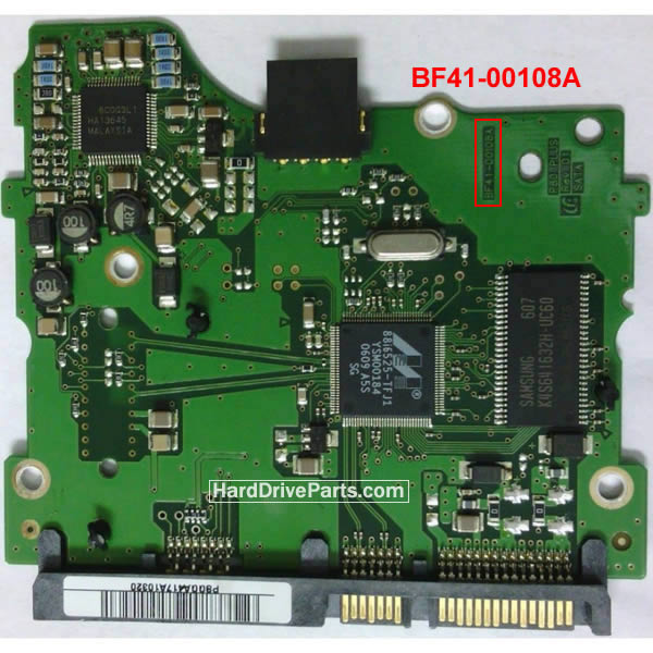 Samsung HD080HJ/P Harde Schijf PCB Elektronica BF41-00108A