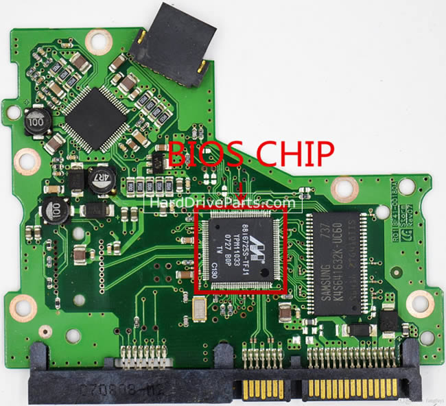 Samsung HD250HJ Harde Schijf PCB Elektronica BF41-00180A