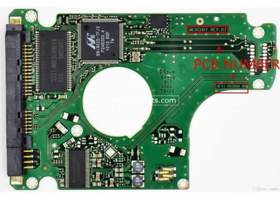 Samsung HM251HI Harde Schijf PCB Elektronica BF41-00306A 00