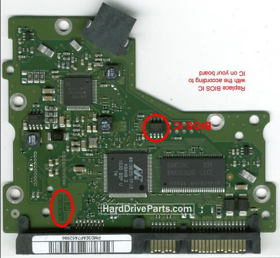 Samsung HD502HJ Harde Schijf PCB Elektronica BF41-00352A