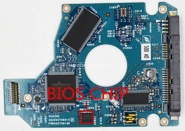 Toshiba MK3265GSXF Harde Schijf PCB Elektronica G002706A